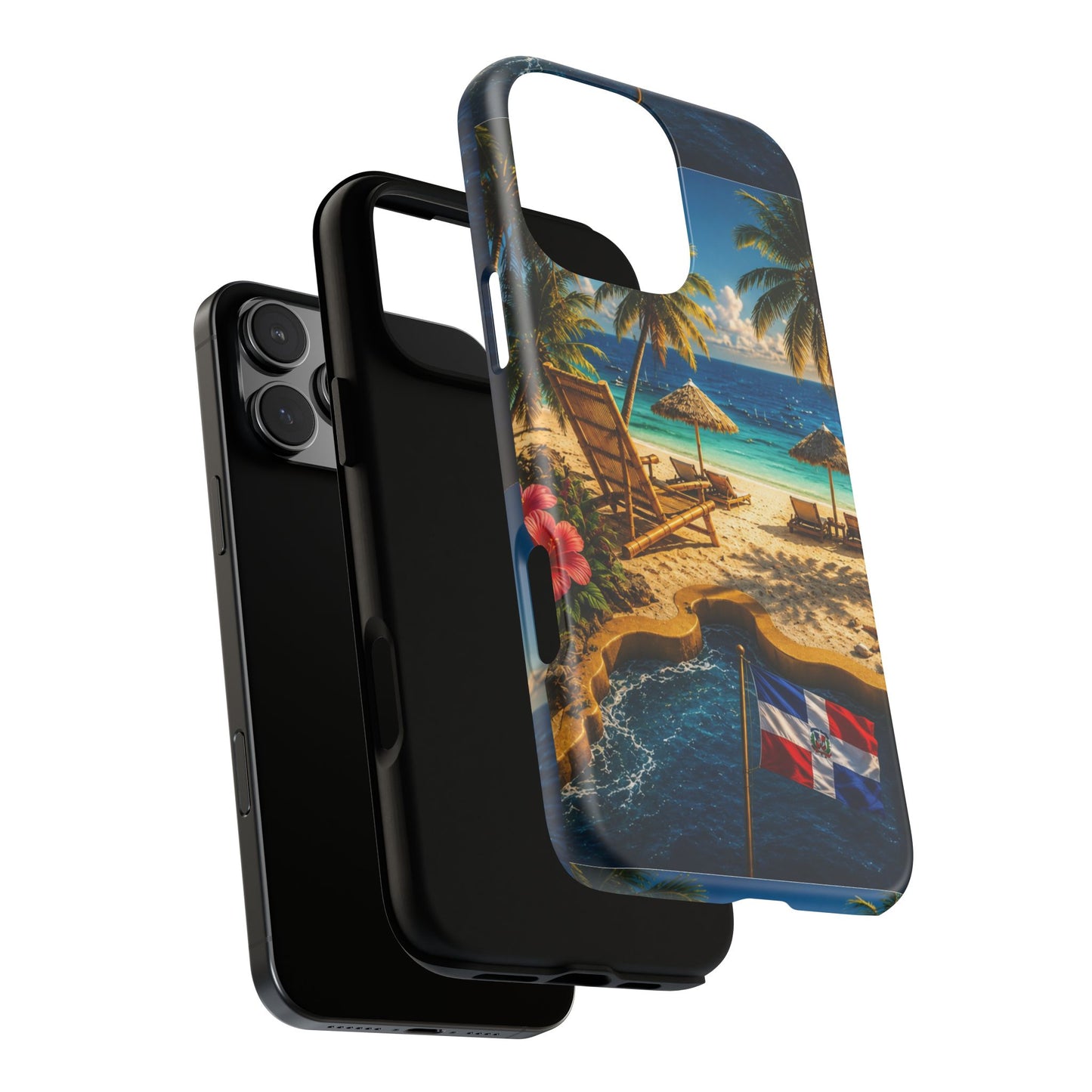 Dominican Republic Beach Paradise Tough Phone Case – Designed by Roberto