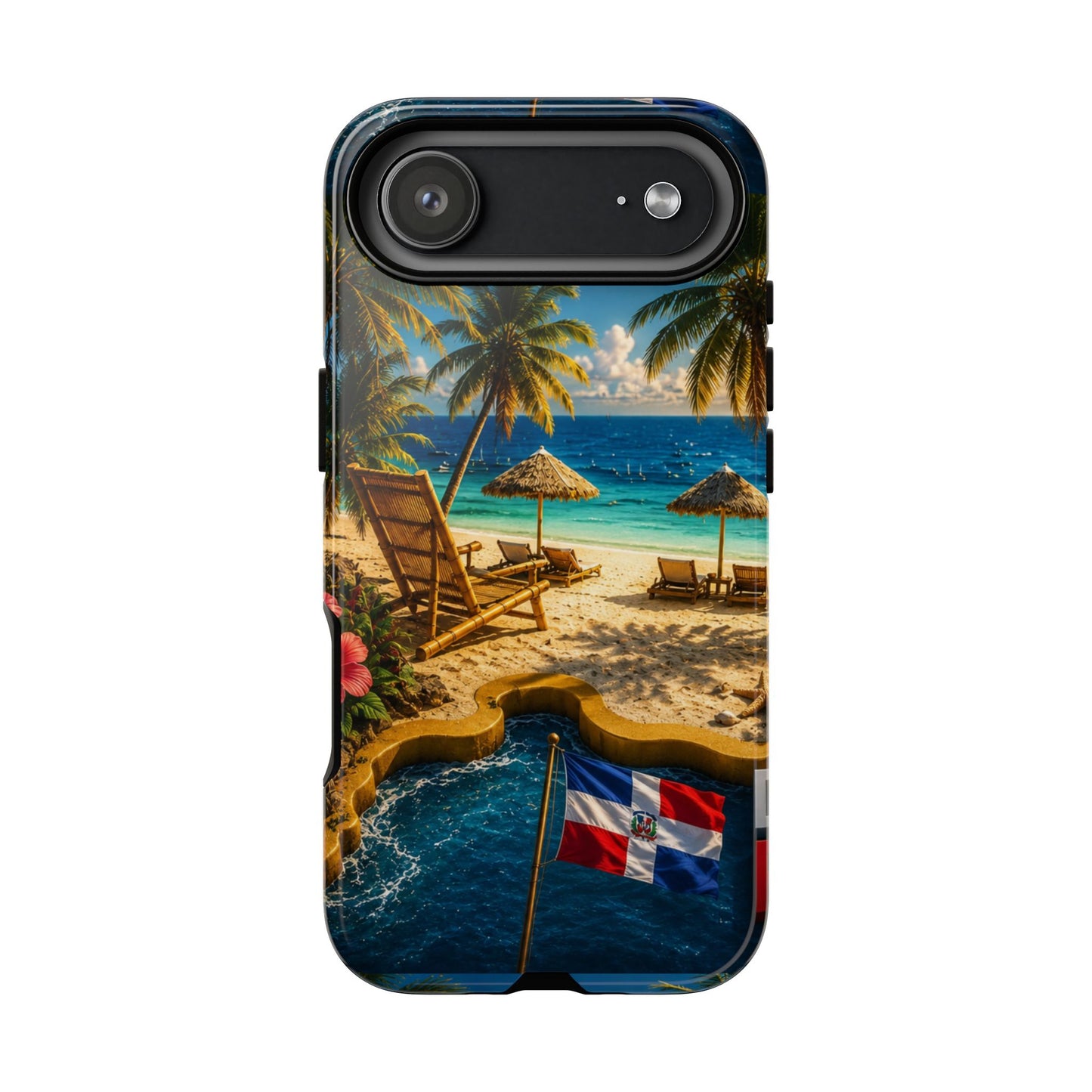 Dominican Republic Beach Paradise Tough Phone Case – Designed by Roberto
