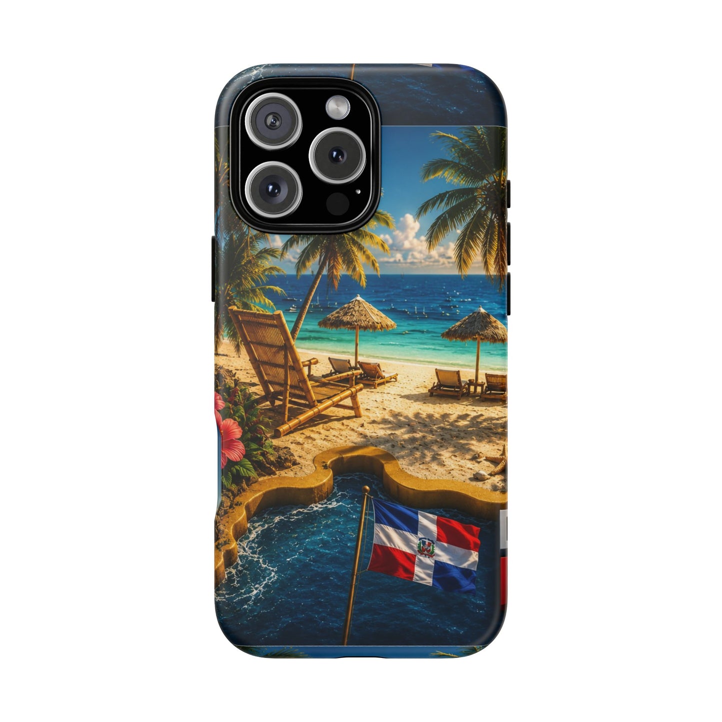 Dominican Republic Beach Paradise Tough Phone Case – Designed by Roberto