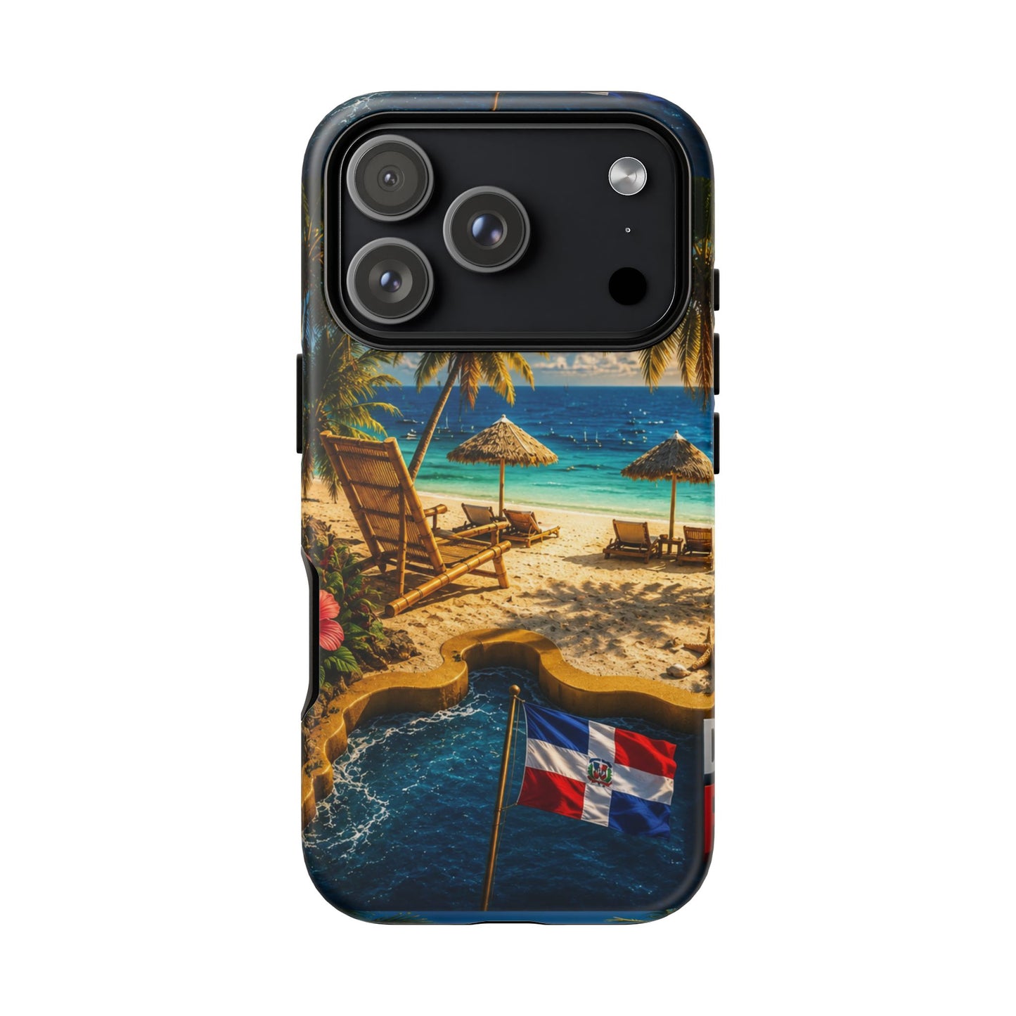 Dominican Republic Beach Paradise Tough Phone Case – Designed by Roberto