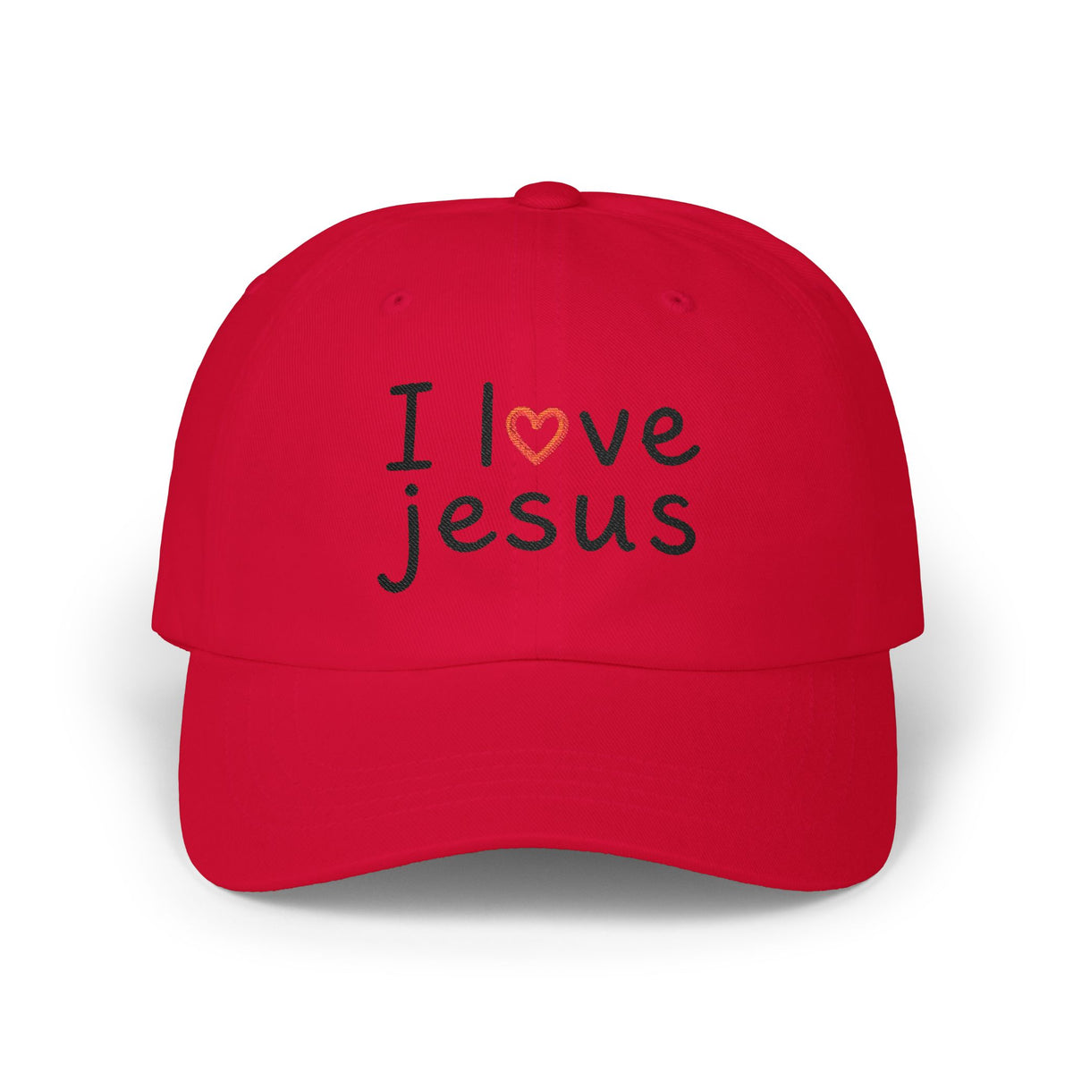 I Love Jesus Embroidered Dad Cap – Designed by Maxo