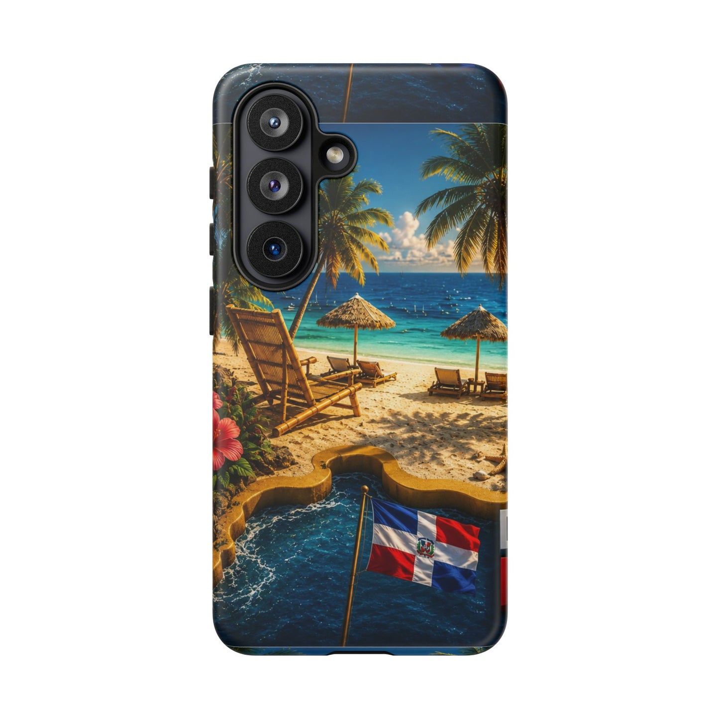Dominican Republic Beach Paradise Tough Phone Case – Designed by Roberto