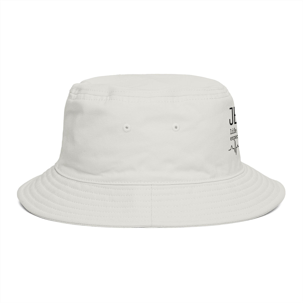 Jesus Heartbeat Embroidered Cotton Bucket Hat – Designed by Ezequiel