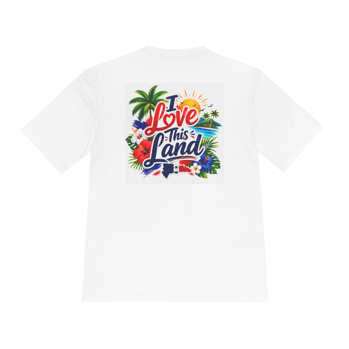 “I Love This Land” Tropical Palm Graphic T-Shirt – Designed by Ezequiel