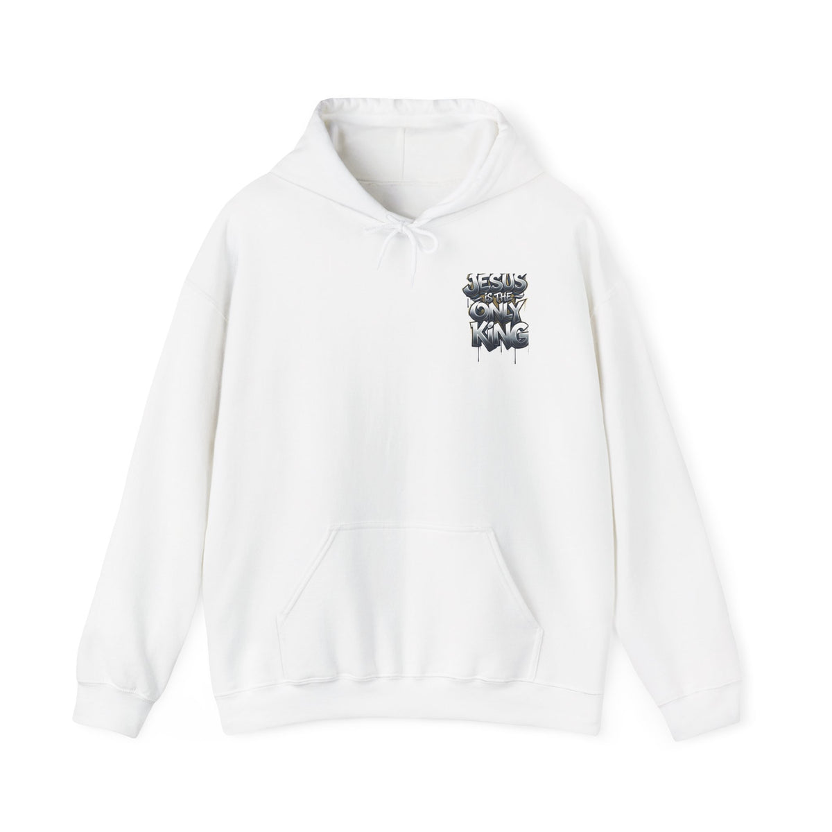 Jesus Is the Only King White Hoodie – Designed by Christopher