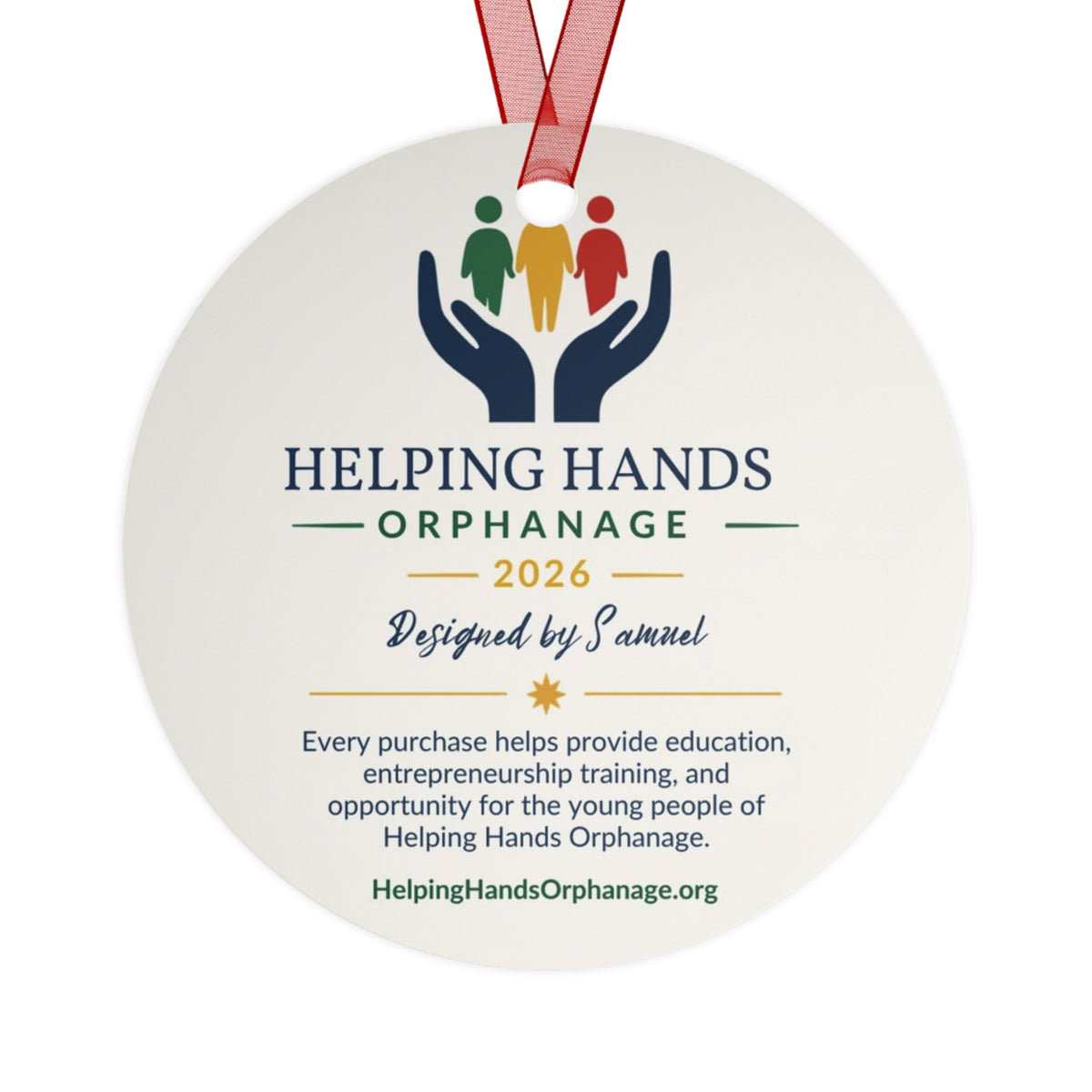 Christmas Ornament | Helping Hands Orphanage Dominican Republic 0 Designed by Samuel