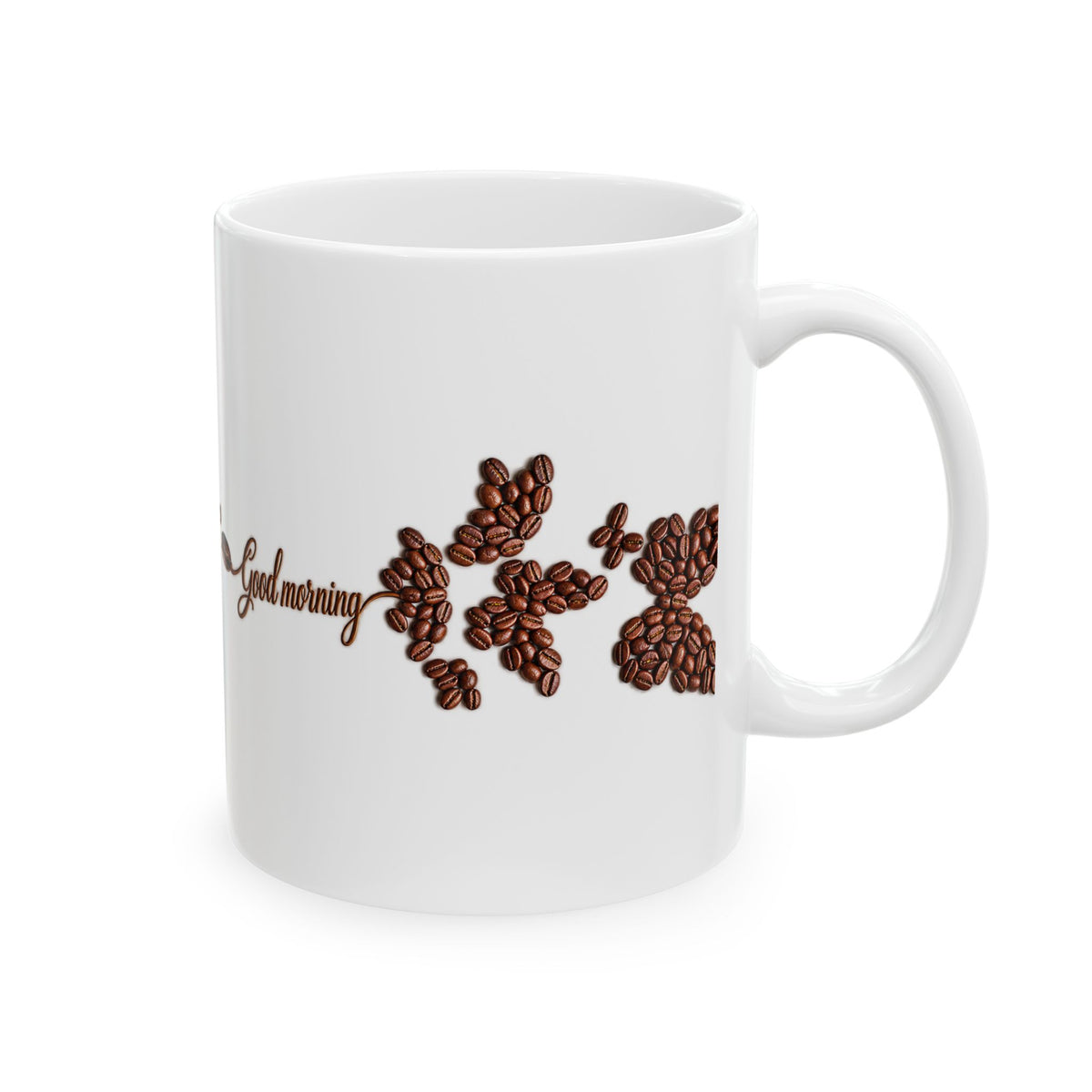 Coffee Lover Ceramic Mug – Morning Coffee Cup | Helping Hands Orphanage – Designed by Osnel