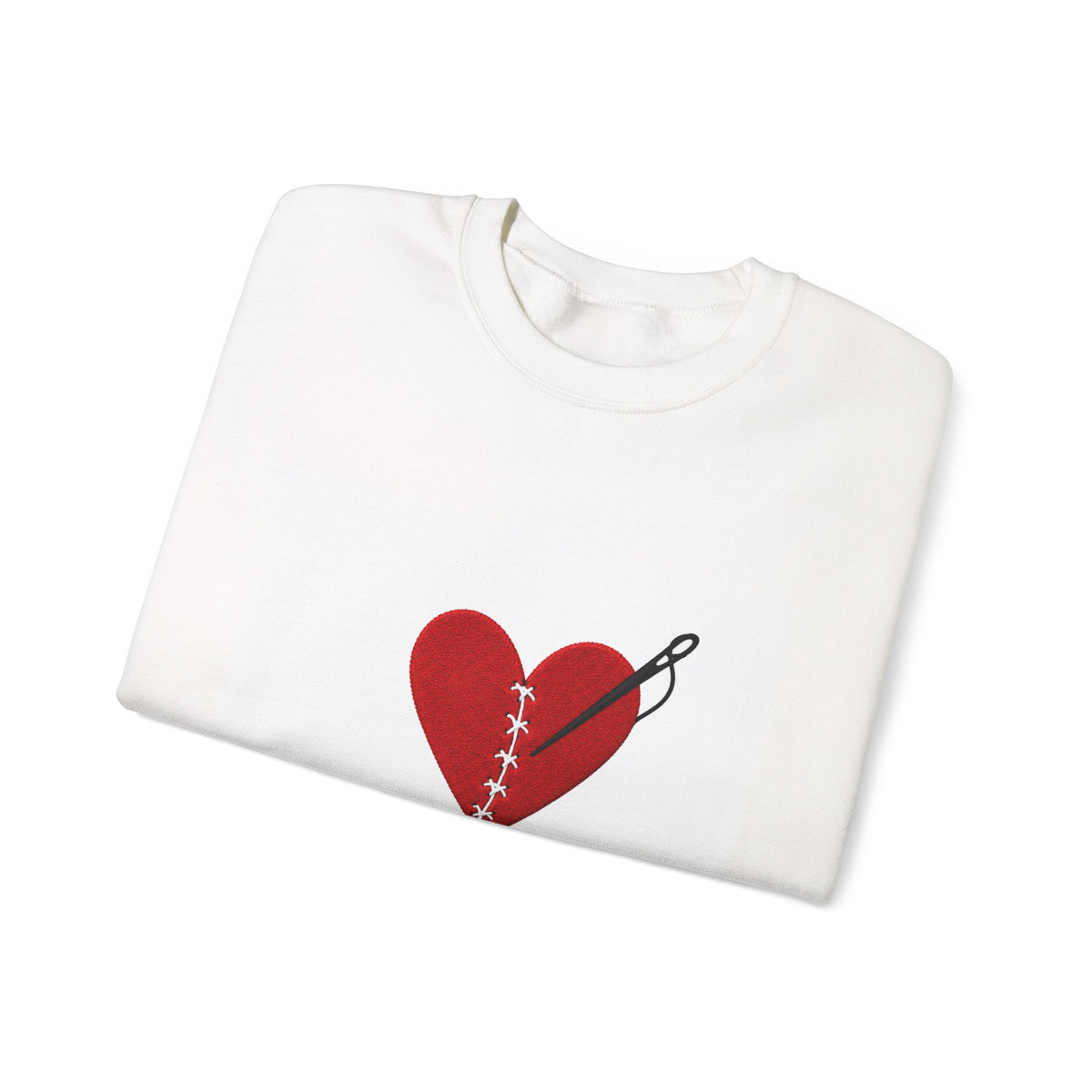 God Heals Hearts Crewneck Sweatshirt – Designed by Maxo