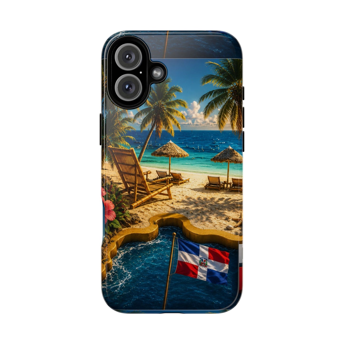 Dominican Republic Beach Paradise Tough Phone Case – Designed by Roberto