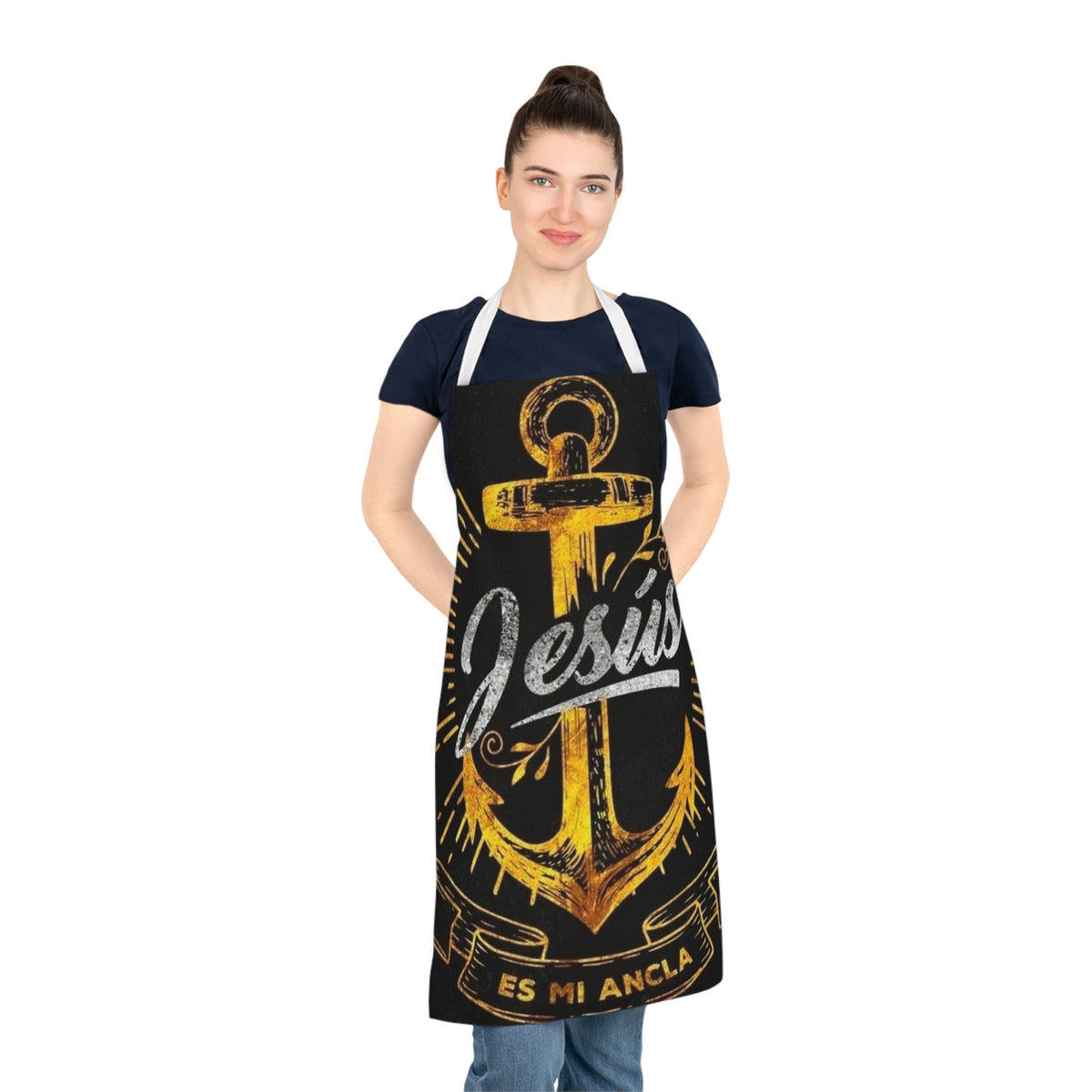 Jesus Anchor Kitchen Apron – Designed by Christopher