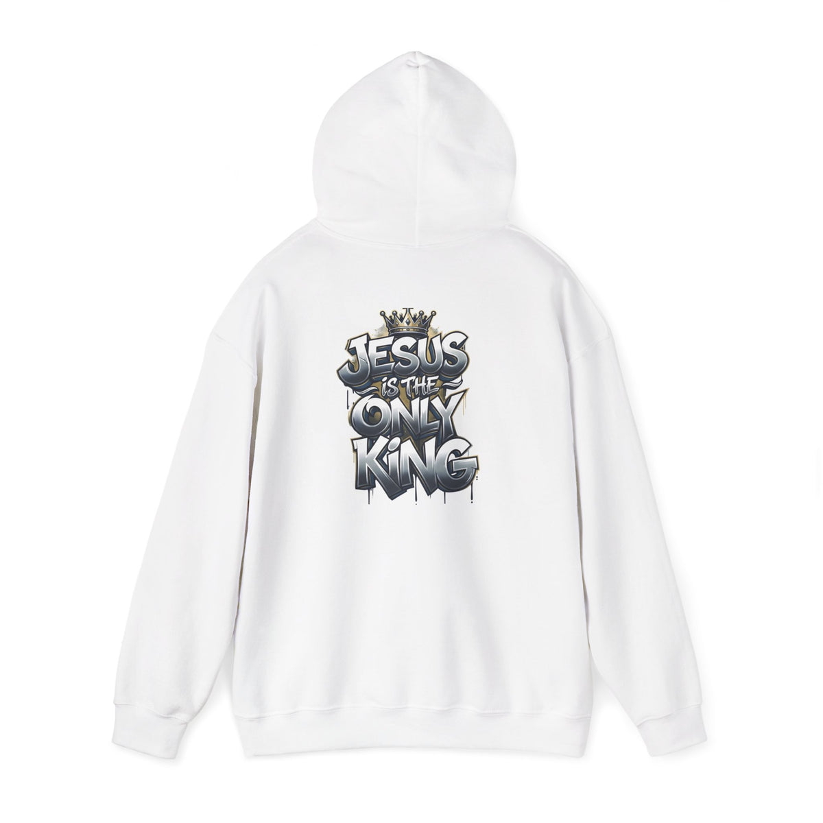 Jesus Is the Only King White Hoodie – Designed by Christopher