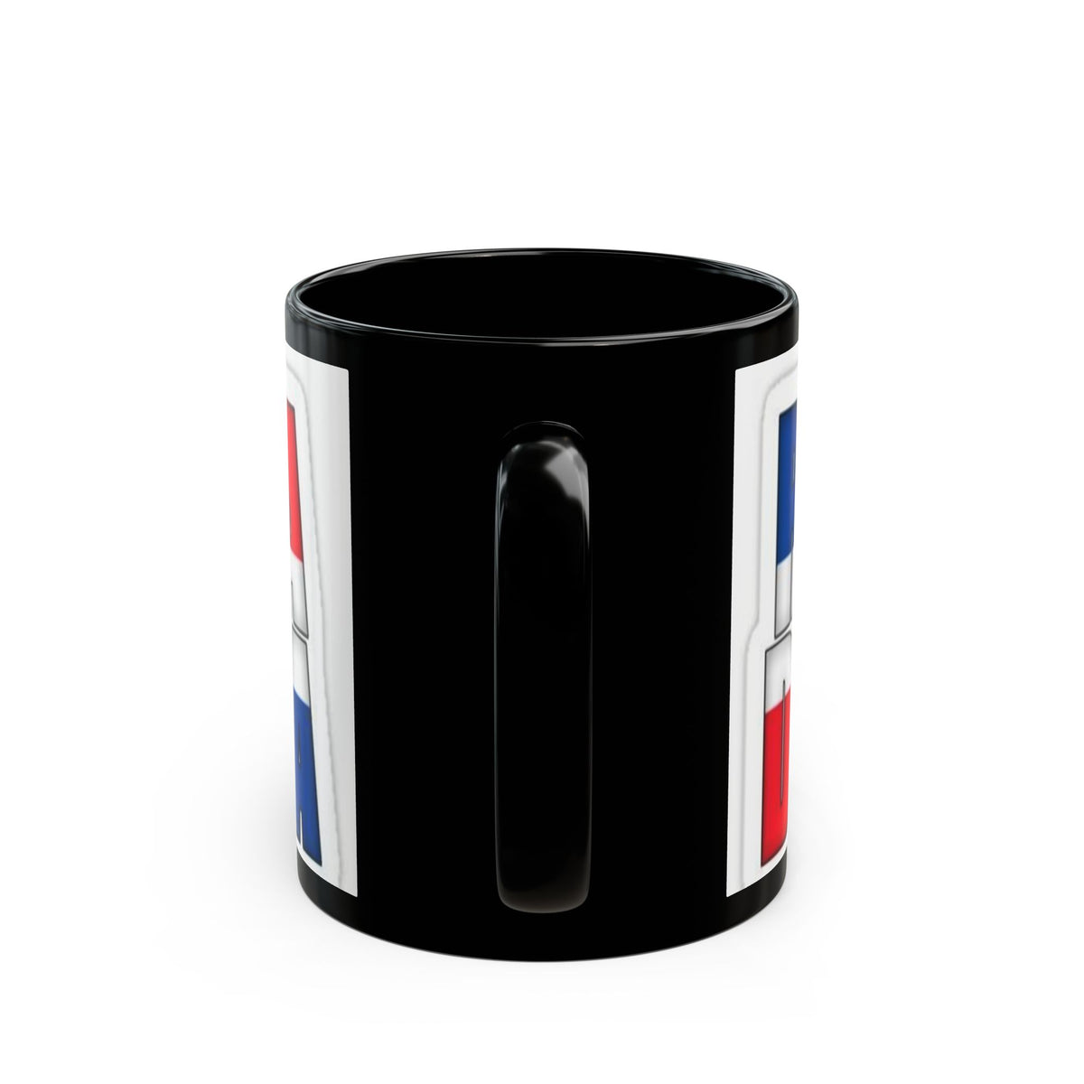 Republica Dominicana Black Ceramic Mug – Designed by Christopher