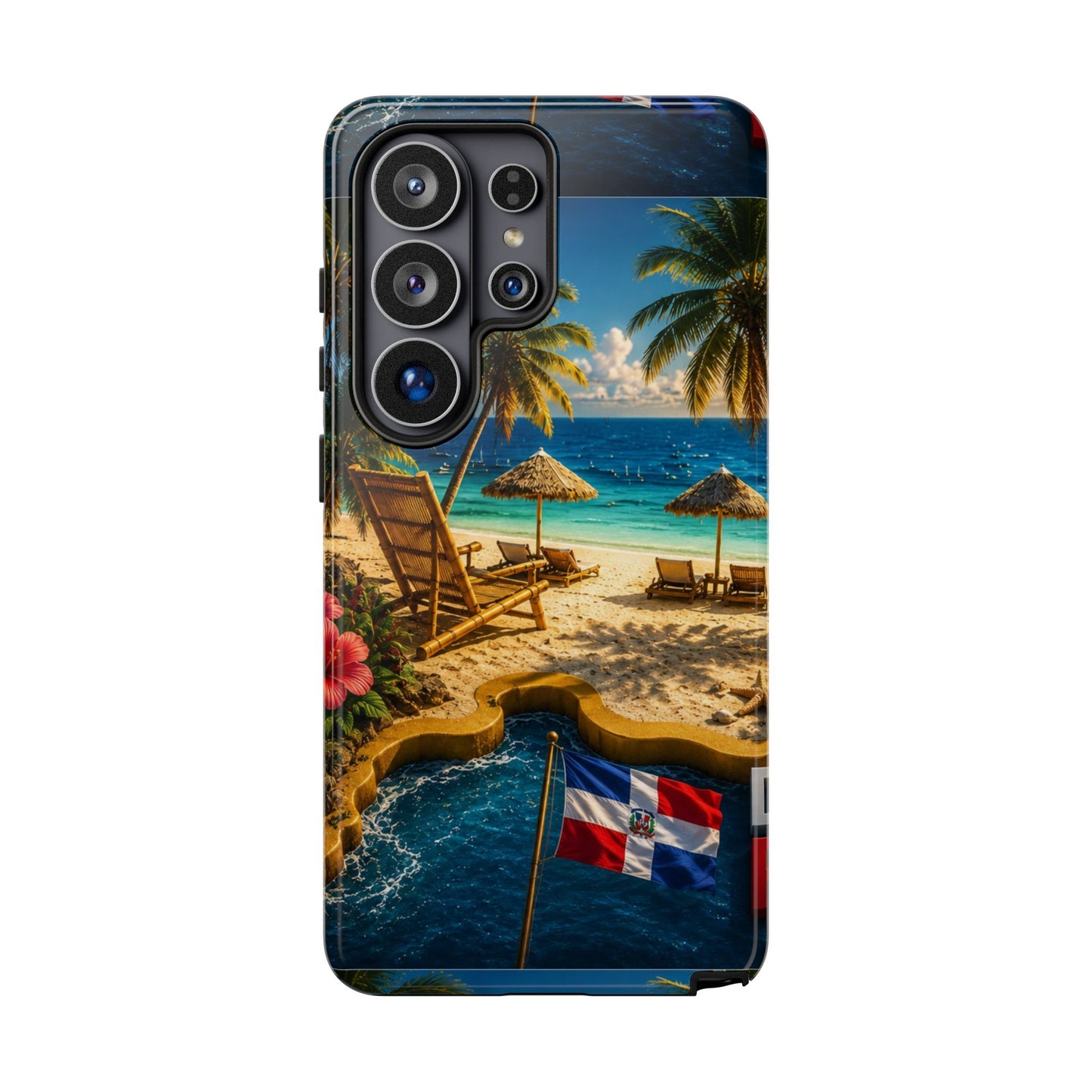 Dominican Republic Beach Paradise Tough Phone Case – Designed by Roberto