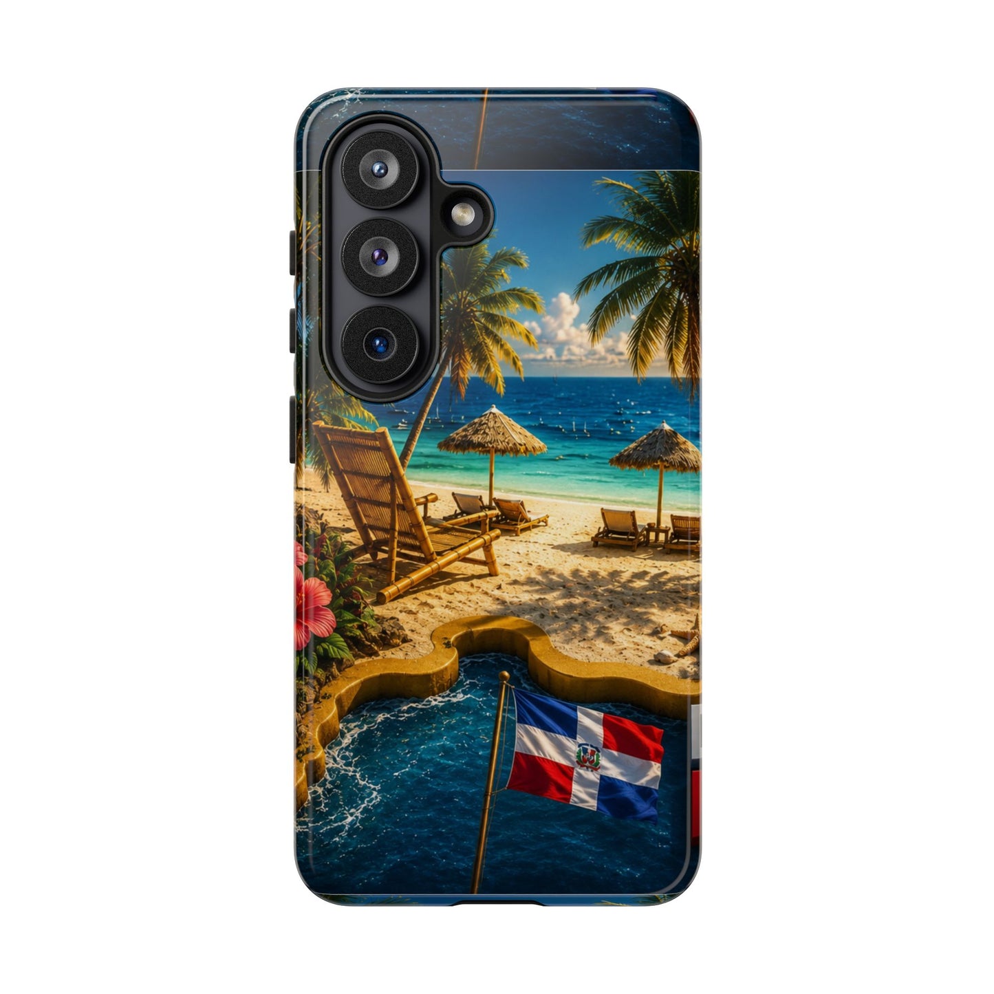 Dominican Republic Beach Paradise Tough Phone Case – Designed by Roberto