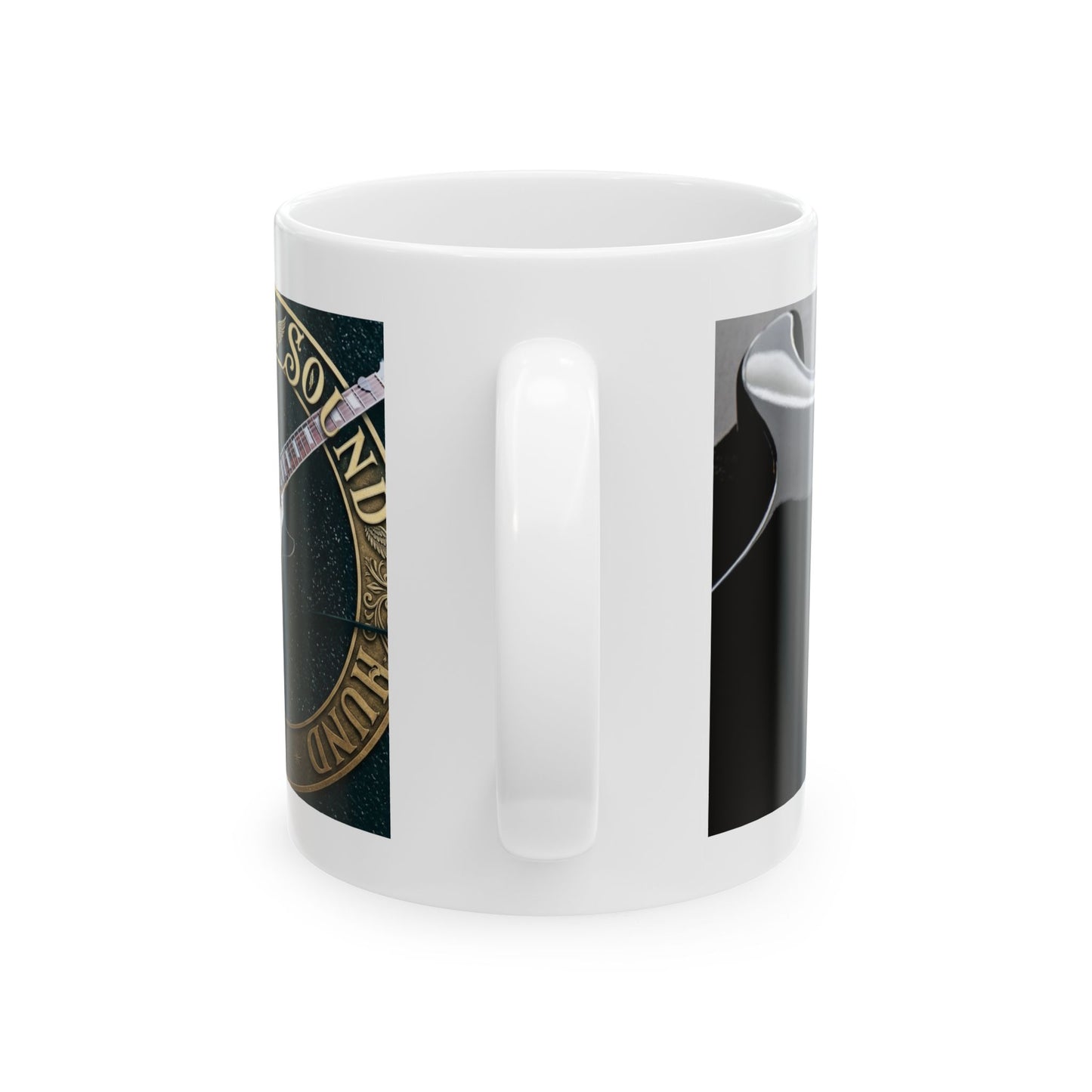 Guitar Ceramic Mug — Guitar Coffee Cup 11oz designed by Osnel
