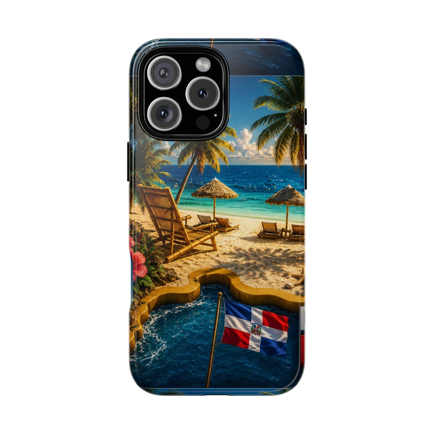 Dominican Republic Beach Paradise Tough Phone Case – Designed by Roberto