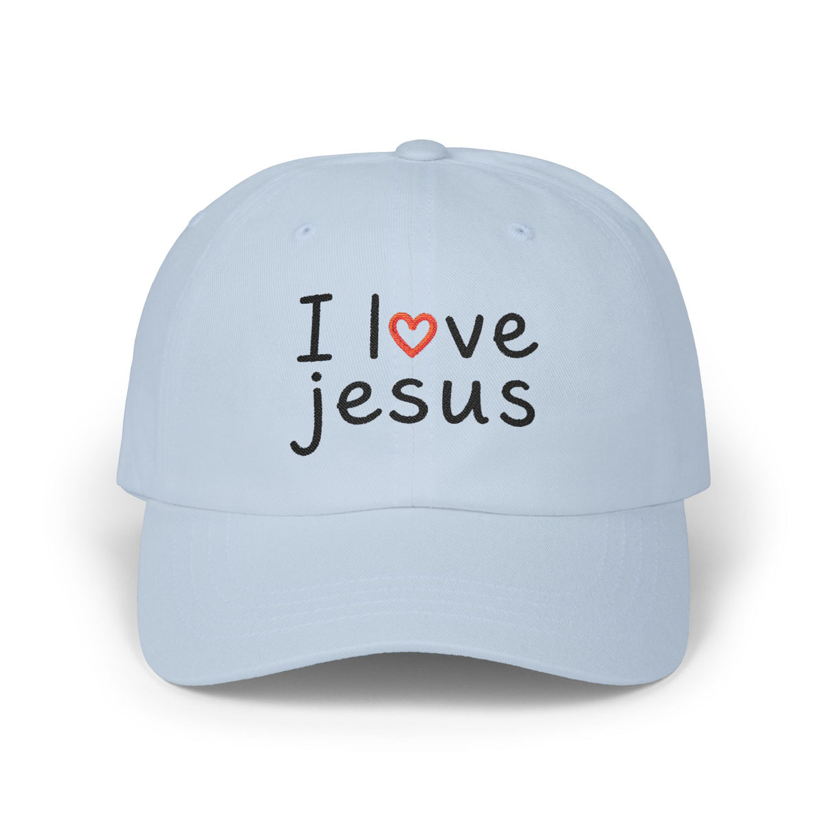 I Love Jesus Embroidered Dad Cap – Designed by Maxo