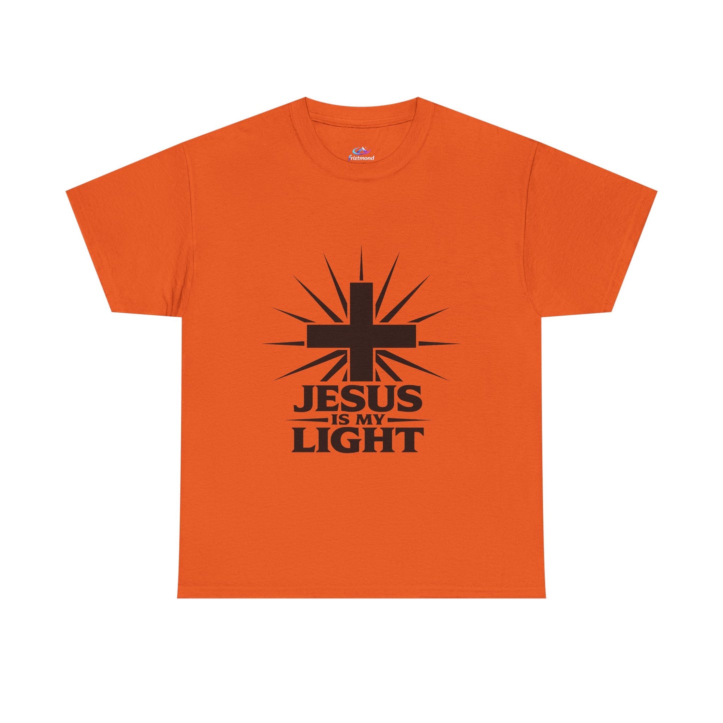Jesus Is My Light Classic Cotton T-Shirt – Designed by Fritzmond