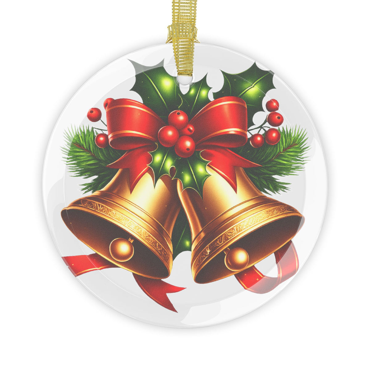 Christmas Bells Glass Ornament | Helping Hands Orphanage - Designed by Christopher