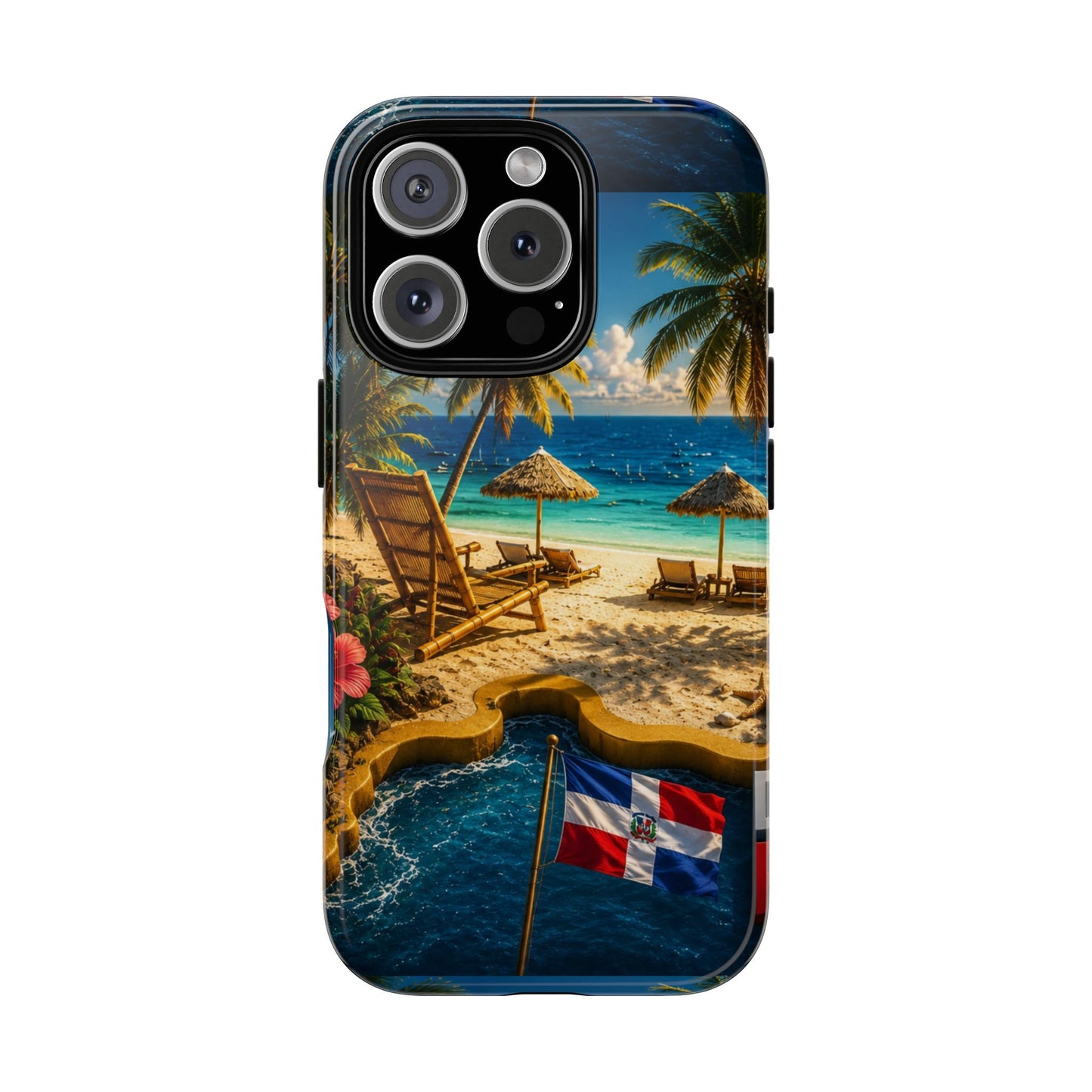 Dominican Republic Beach Paradise Tough Phone Case – Designed by Roberto