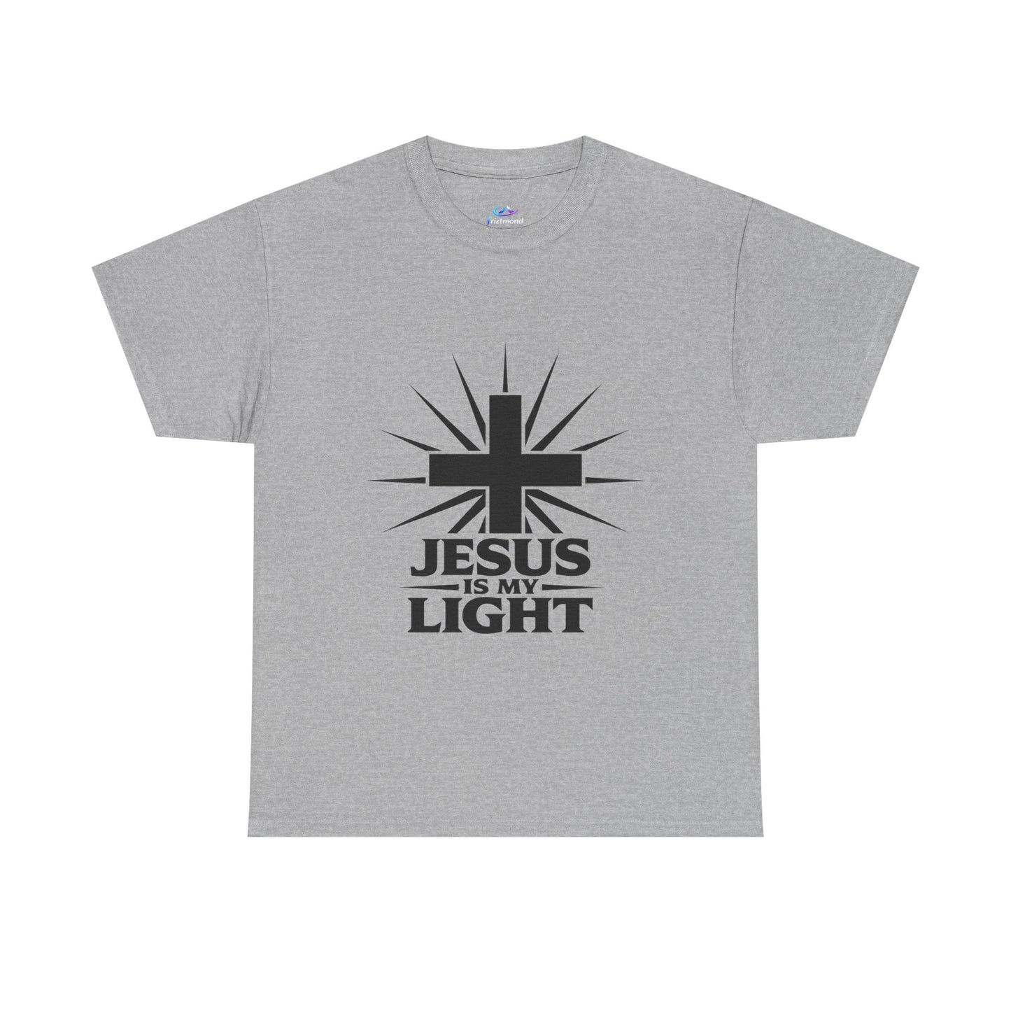 Jesus Is My Light Classic Cotton T-Shirt – Designed by Fritzmond