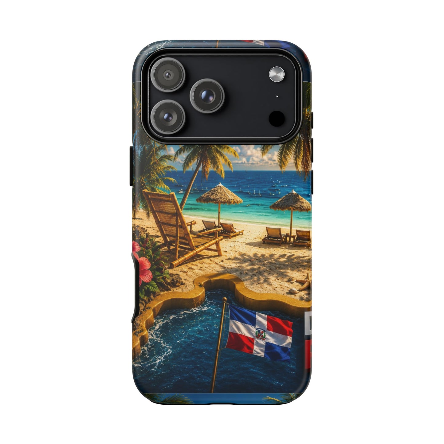 Dominican Republic Beach Paradise Tough Phone Case – Designed by Roberto