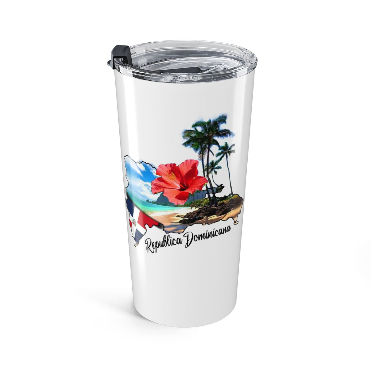 20 oz Dominican Republic Beach Tumbler – Designed by Ezequiel