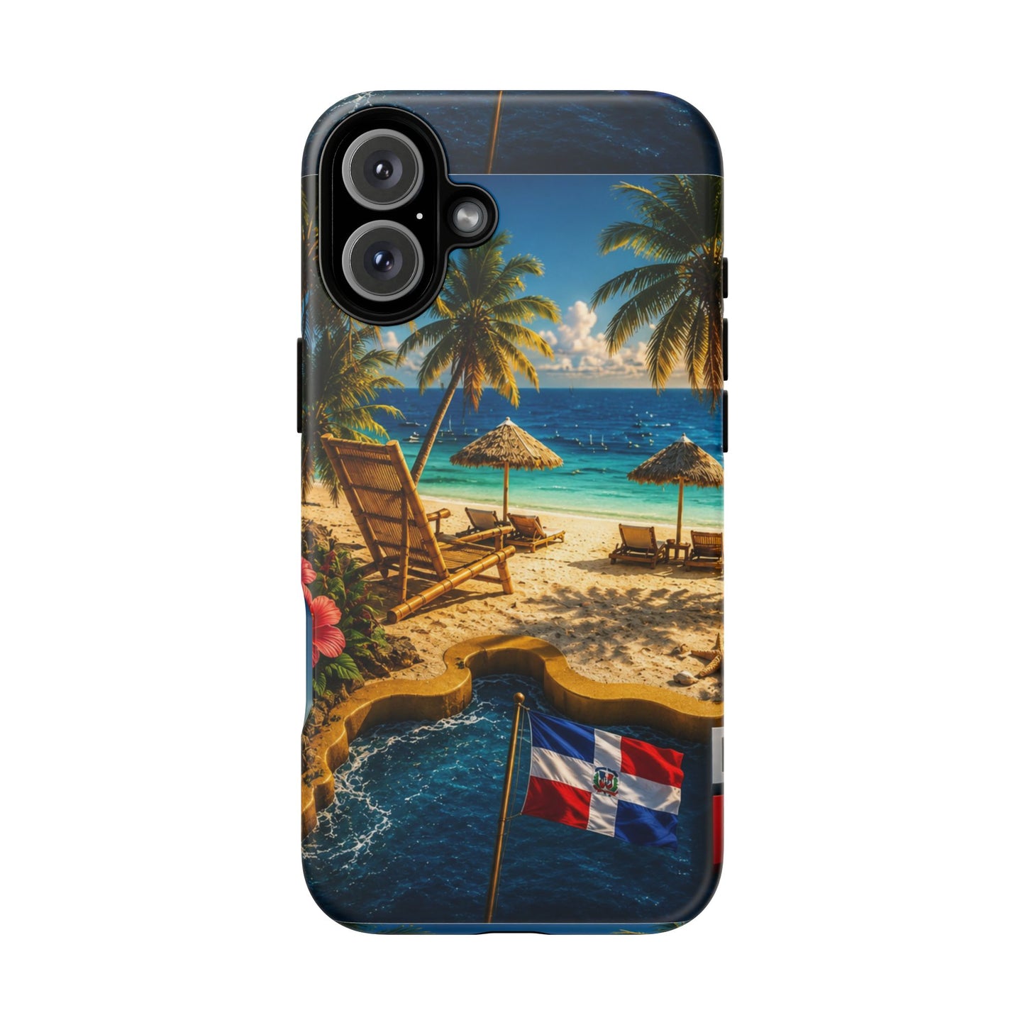 Dominican Republic Beach Paradise Tough Phone Case – Designed by Roberto