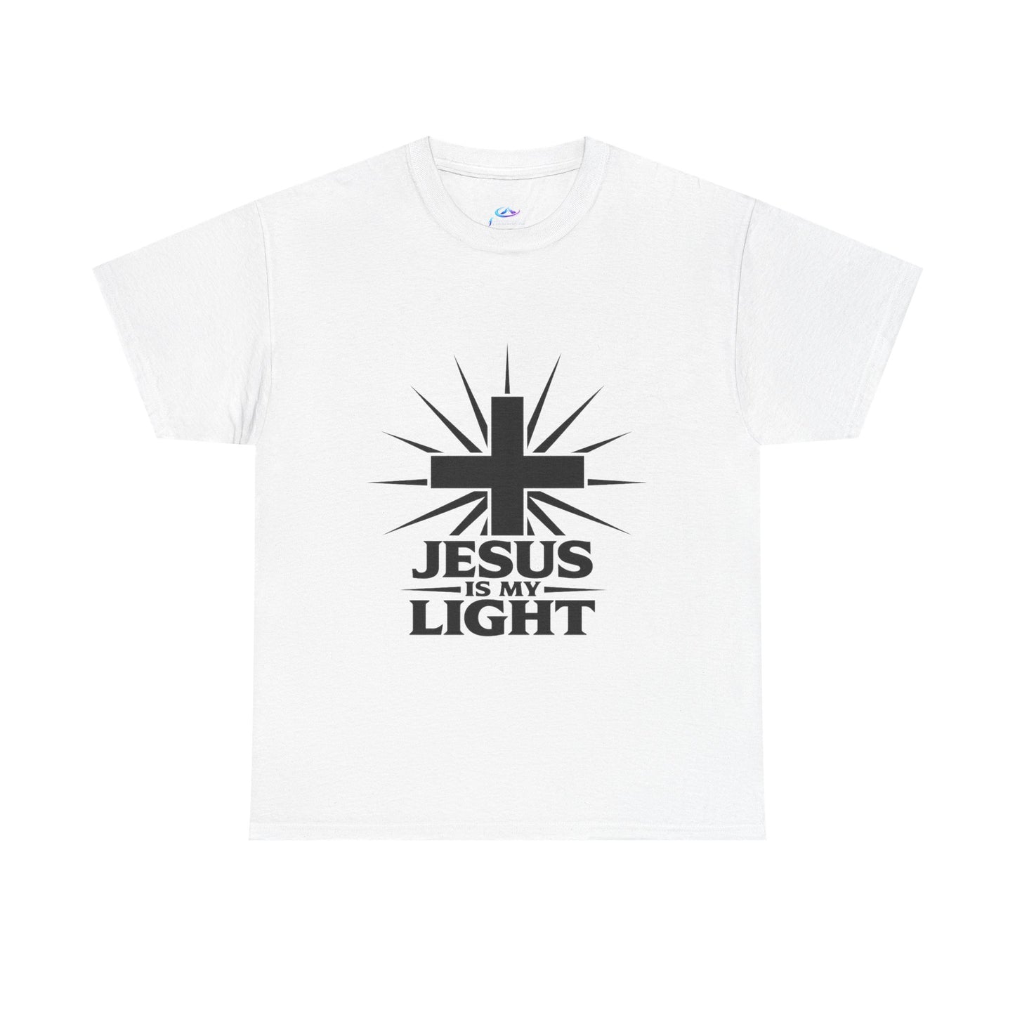 Jesus Is My Light Classic Cotton T-Shirt – Designed by Fritzmond