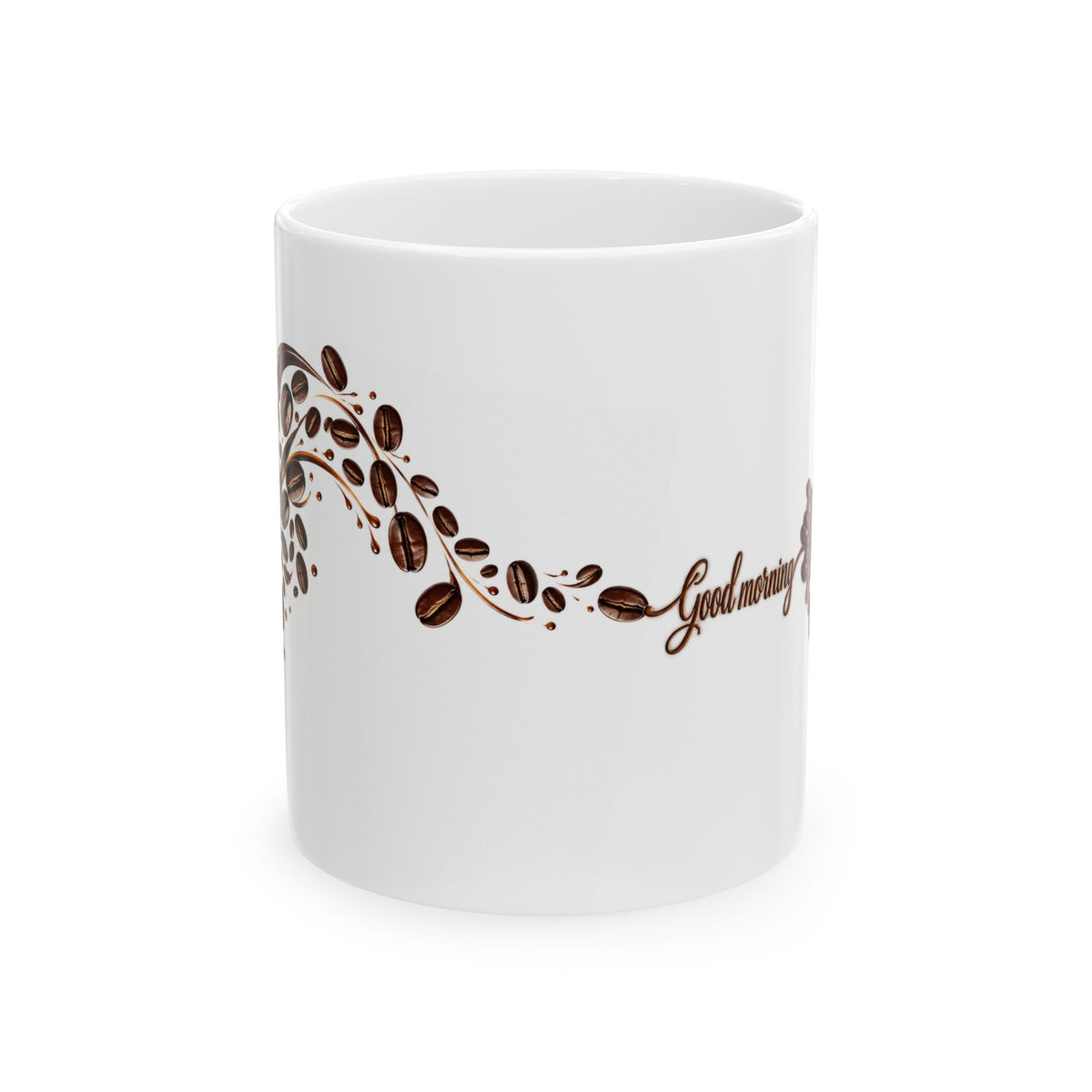 Coffee Lover Ceramic Mug – Morning Coffee Cup | Helping Hands Orphanage – Designed by Osnel