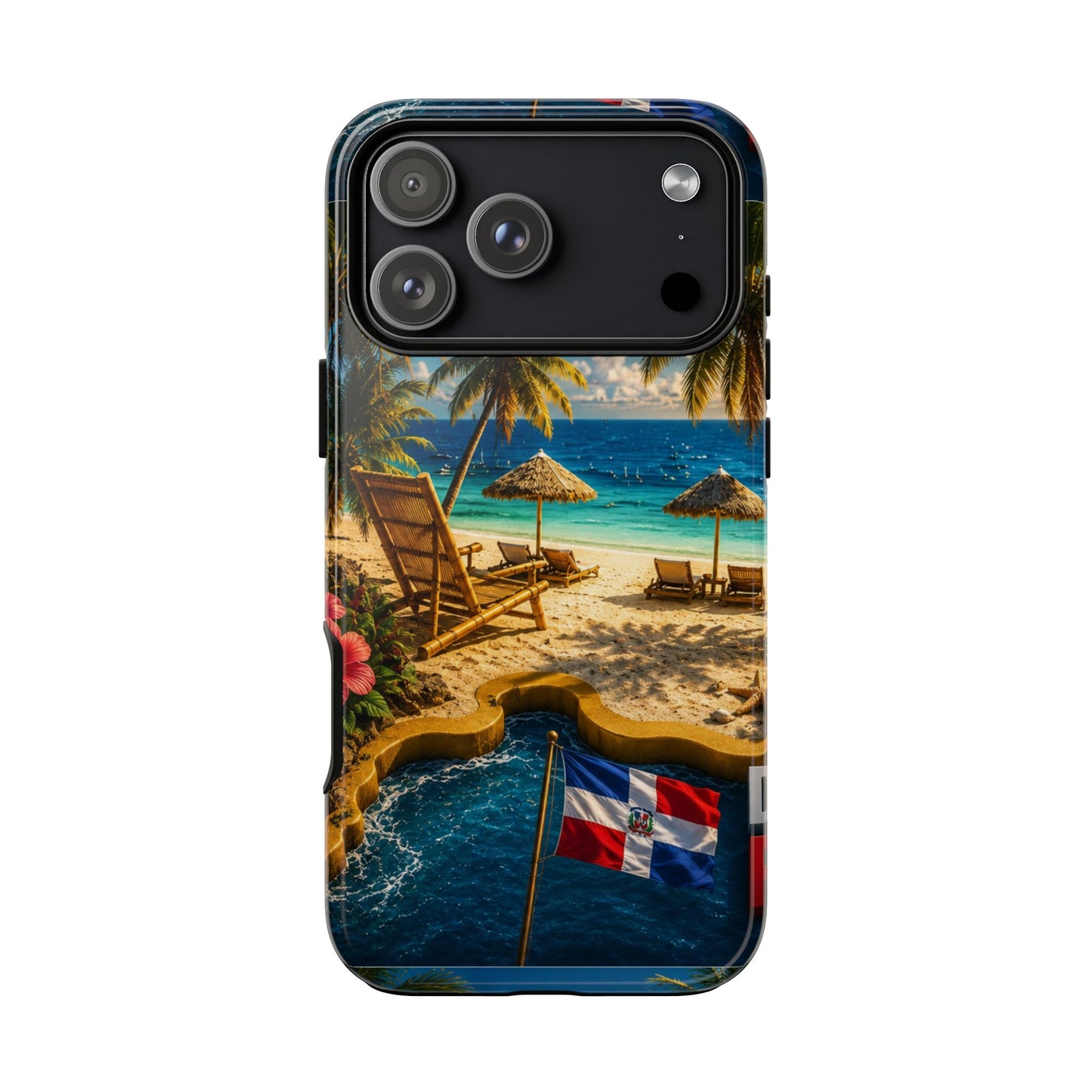 Dominican Republic Beach Paradise Tough Phone Case – Designed by Roberto
