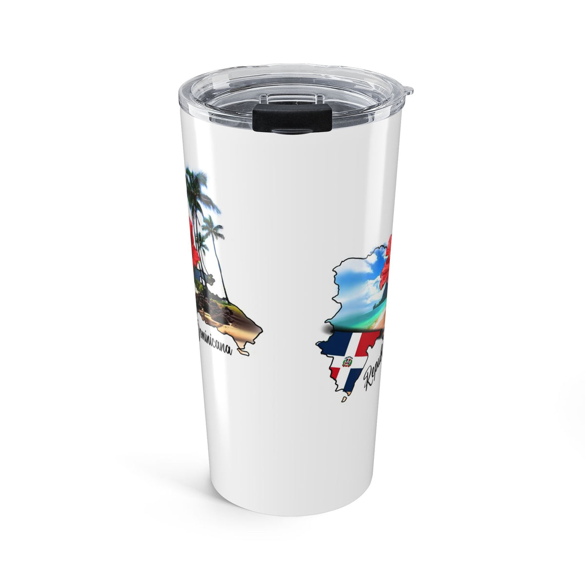 20 oz Dominican Republic Beach Tumbler – Designed by Ezequiel