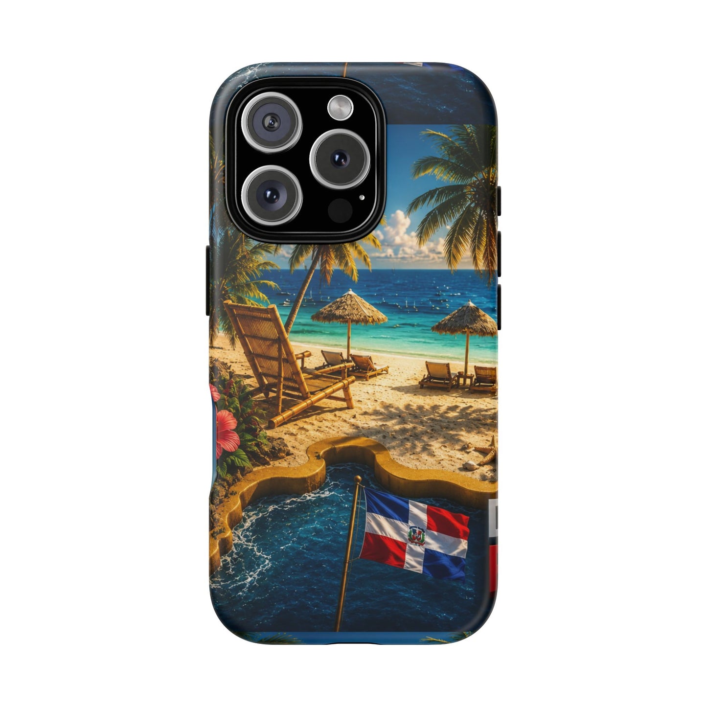 Dominican Republic Beach Paradise Tough Phone Case – Designed by Roberto