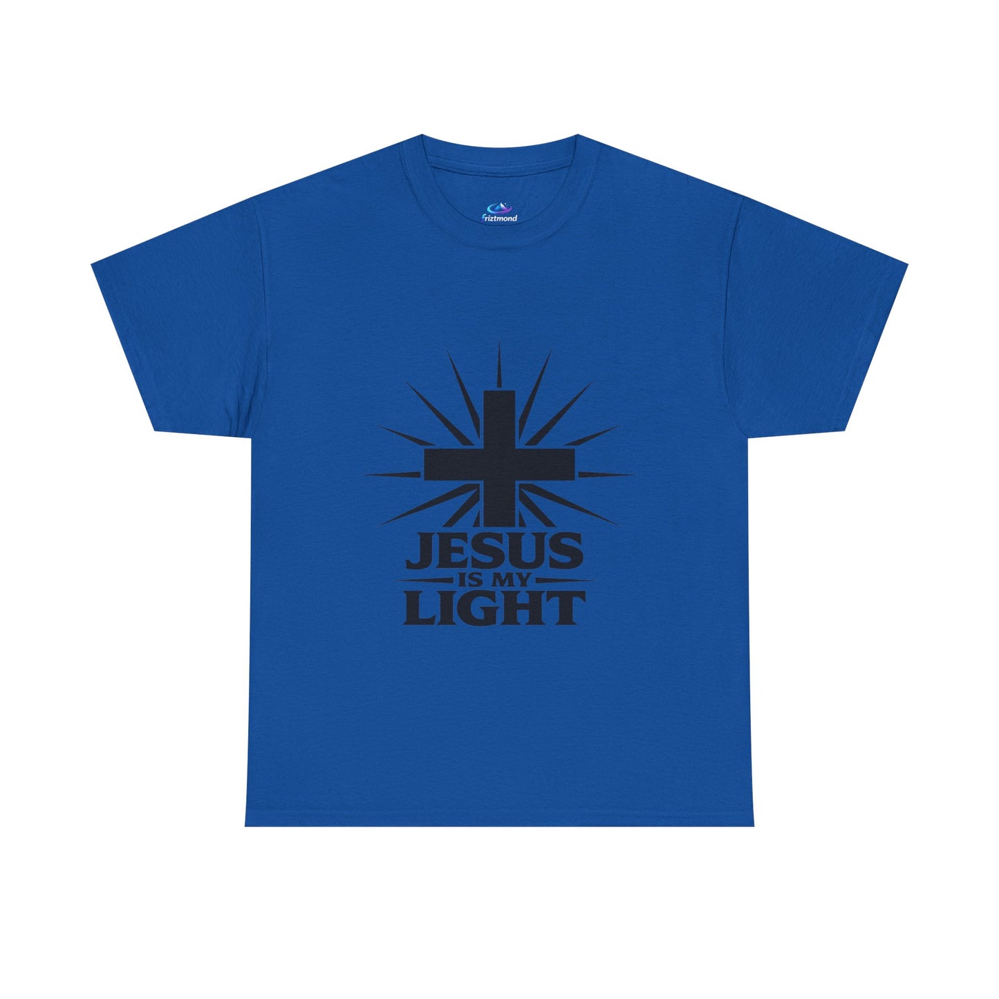 Jesus Is My Light Classic Cotton T-Shirt – Designed by Fritzmond