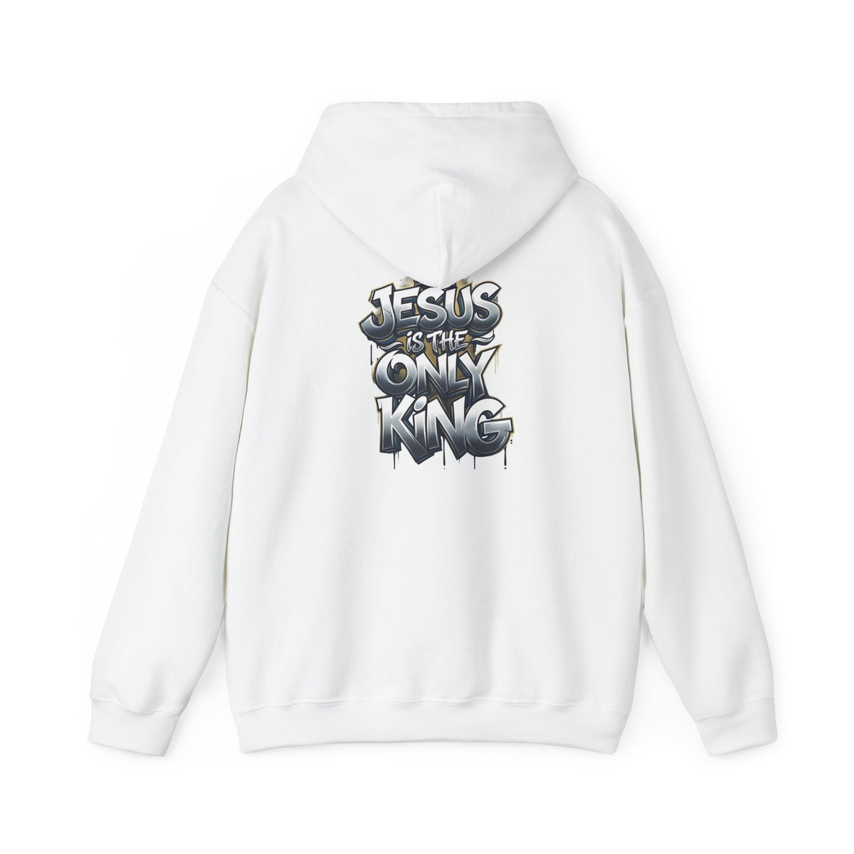 Jesus Is the Only King White Hoodie – Designed by Christopher