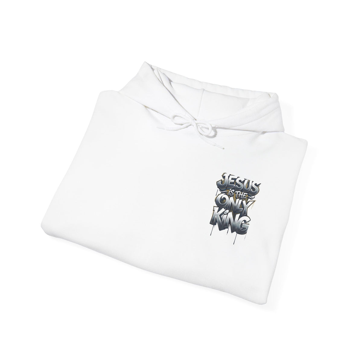 Jesus Is the Only King White Hoodie – Designed by Christopher