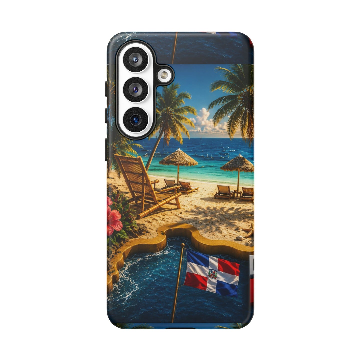 Dominican Republic Beach Paradise Tough Phone Case – Designed by Roberto