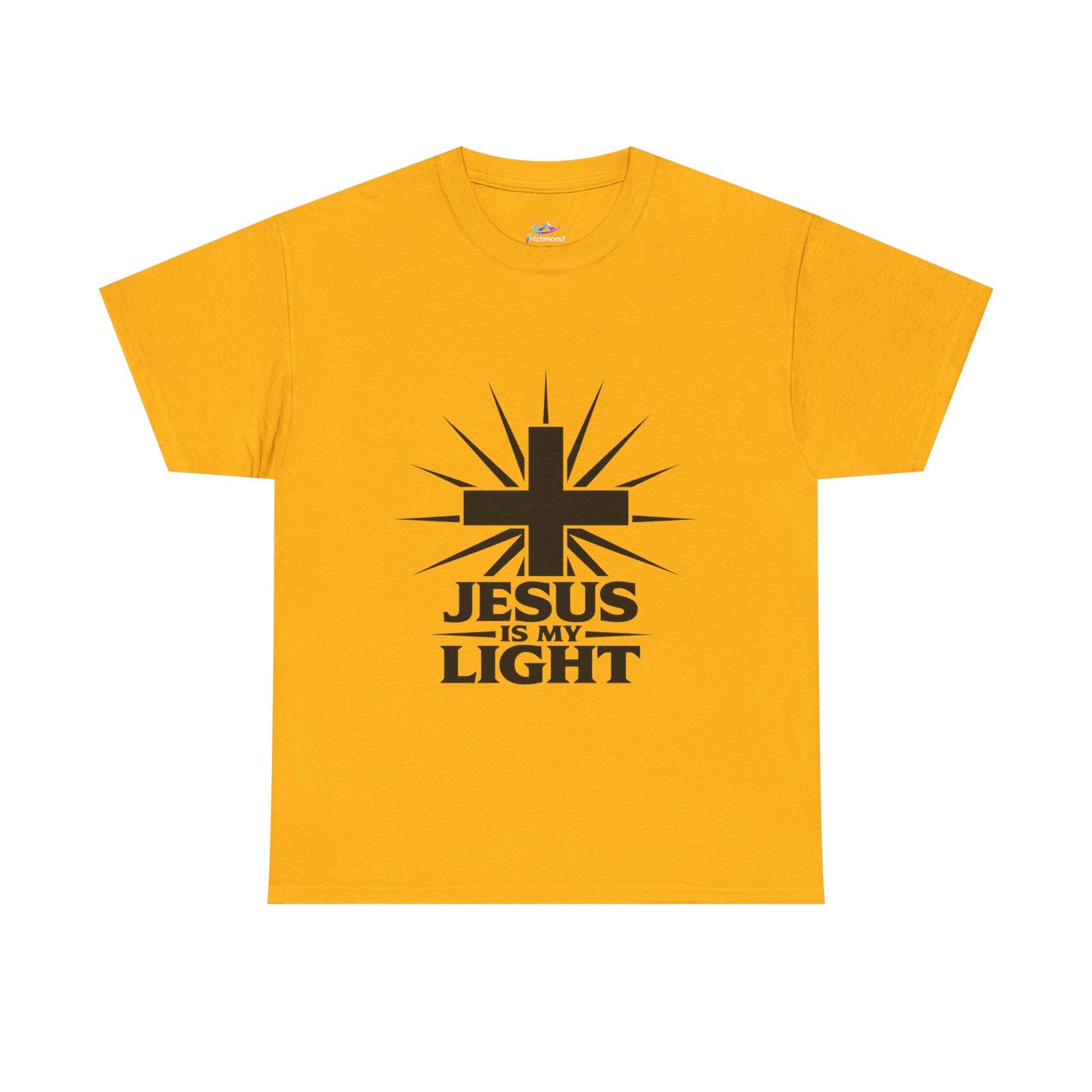 Jesus Is My Light Classic Cotton T-Shirt – Designed by Fritzmond