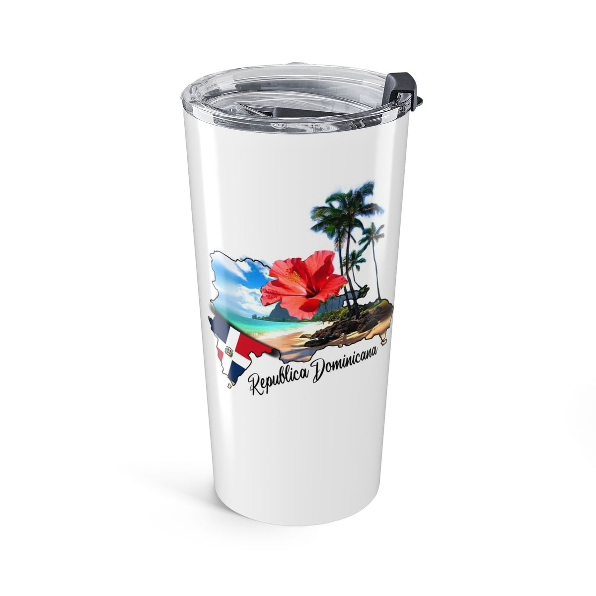 20 oz Dominican Republic Beach Tumbler – Designed by Ezequiel