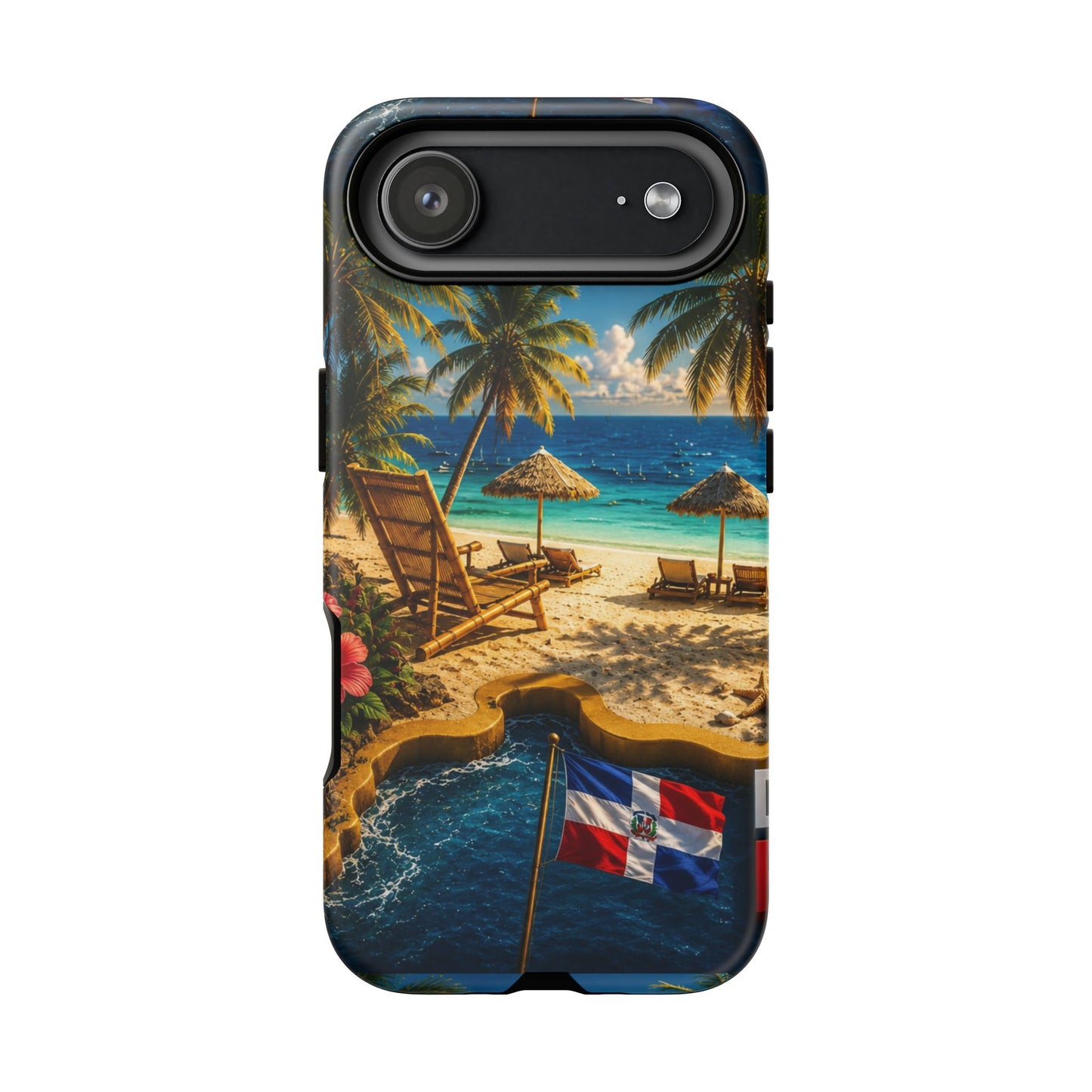 Dominican Republic Beach Paradise Tough Phone Case – Designed by Roberto