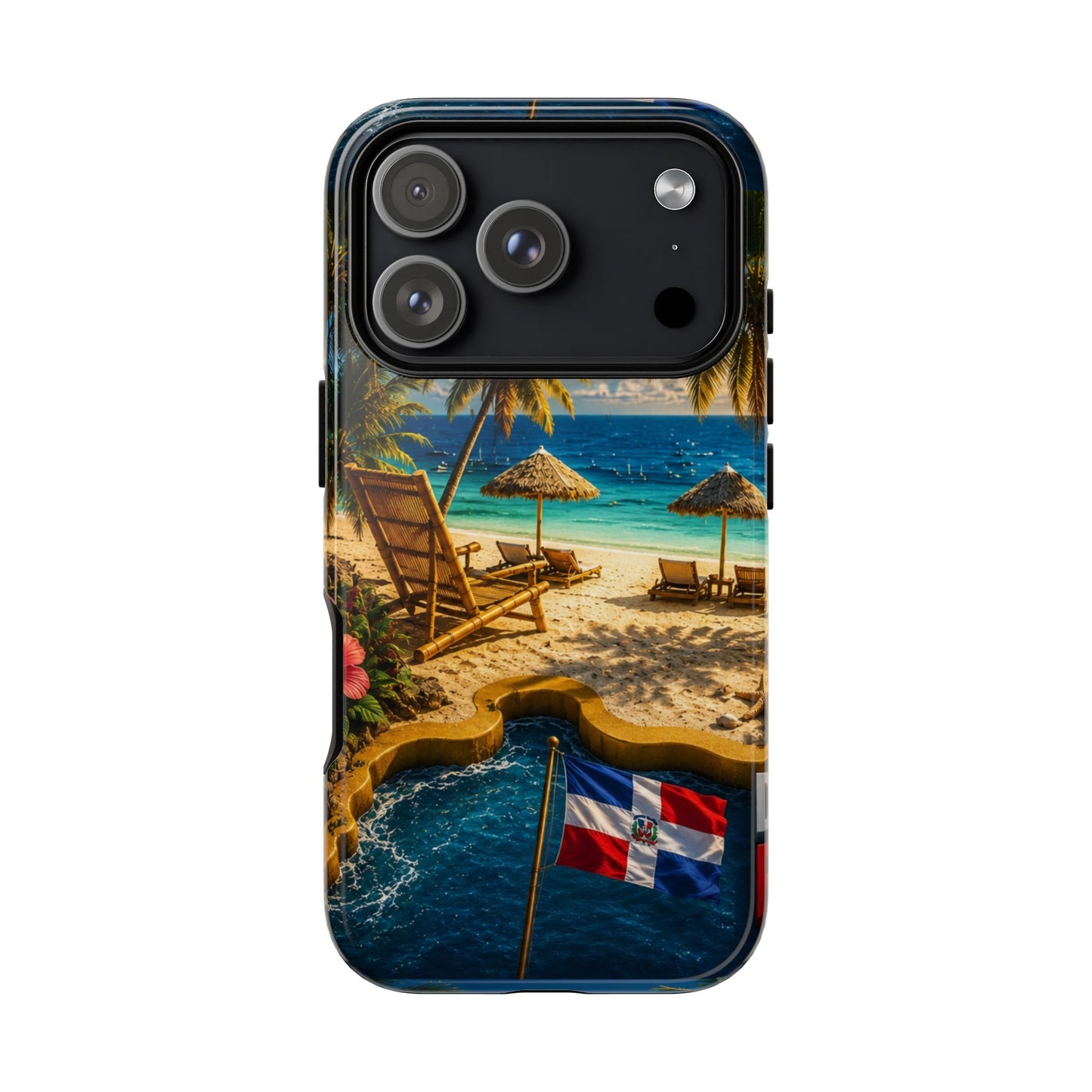 Dominican Republic Beach Paradise Tough Phone Case – Designed by Roberto