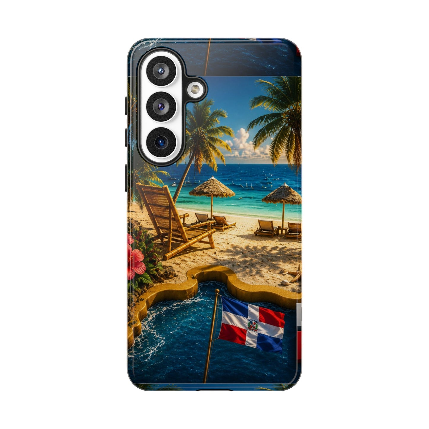 Dominican Republic Beach Paradise Tough Phone Case – Designed by Roberto