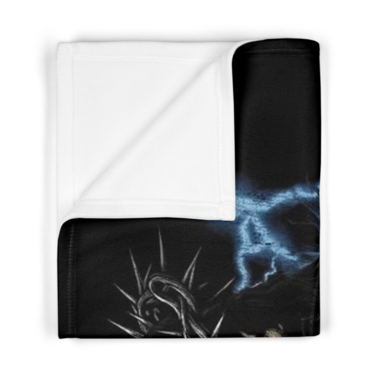 Christ the King Religious Fleece Baby Blanket – Designed by Christopher