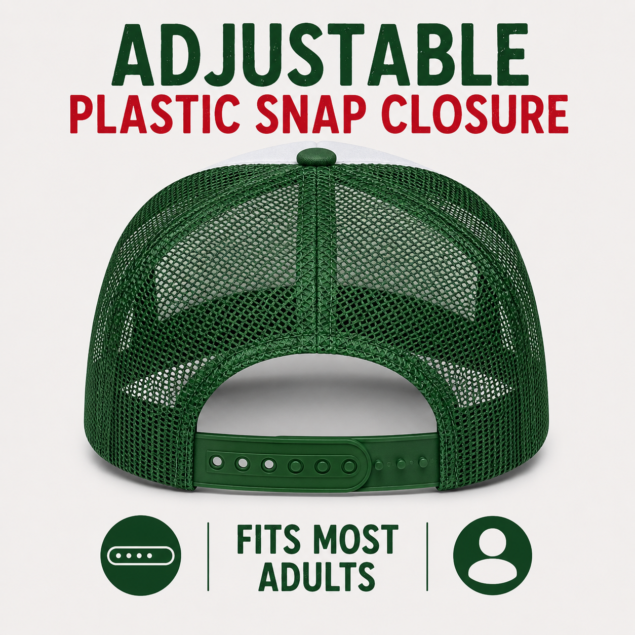 Holiday Party Hat Christmas Trucker Cap Festive Event Headwear Retro Design Style Mesh Back Construction Merry Christmas Tree Graphic Buffalo Plaid Pattern Leopard Print Details Adjustable Snapback Fit Casual Winter Accessory Perfect