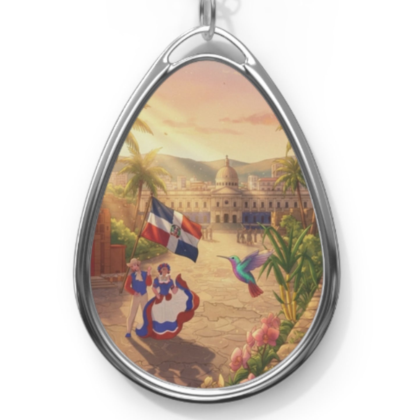 Helping Hands Orphanage – "Hope in Every Horizon" Ellipse Pendant Necklace designed by Roberto